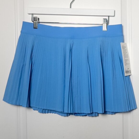NWT Lululemon Varsity High-Rise Pleated Tennis Skirt - 12 Sinatra Blue - Picture 1 of 7